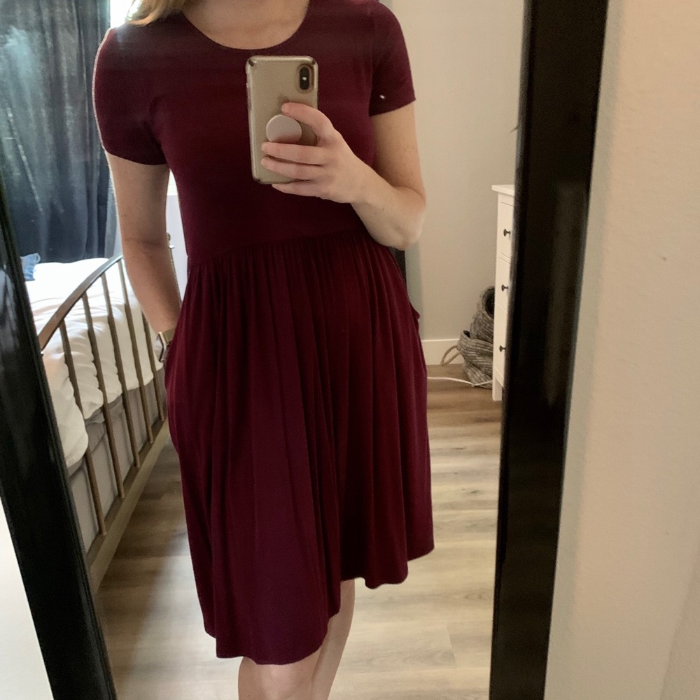 NWT Short Sleeve Casual Dress with Pockets